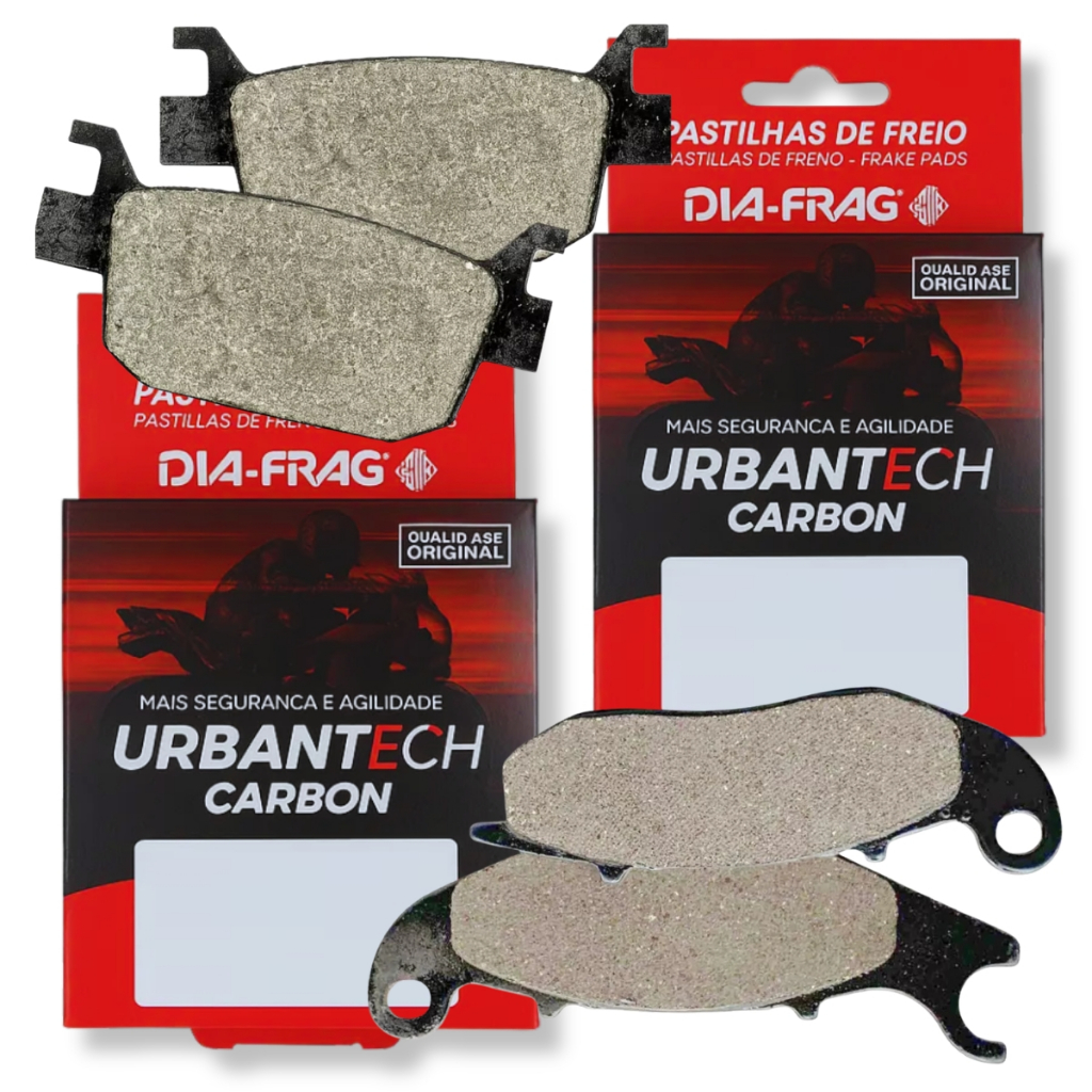 Kit Pastilhas de Freio Pcx 160 2023-2025 / Pcx 150 2019-2022 / Adv 150 2020-2024 Diafrag