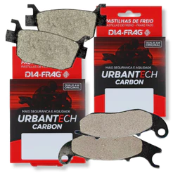 Kit Pastilhas de Freio Pcx 160 2023-2025 / Pcx 150 2019-2022 / Adv 150 2020-2024 Diafrag