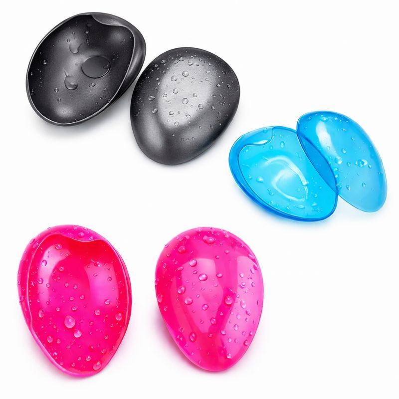 Protetor De Orelha Silicone Flexível Santa Clara 3 Pares #Protetor de Orelha Flexivel (molinho)