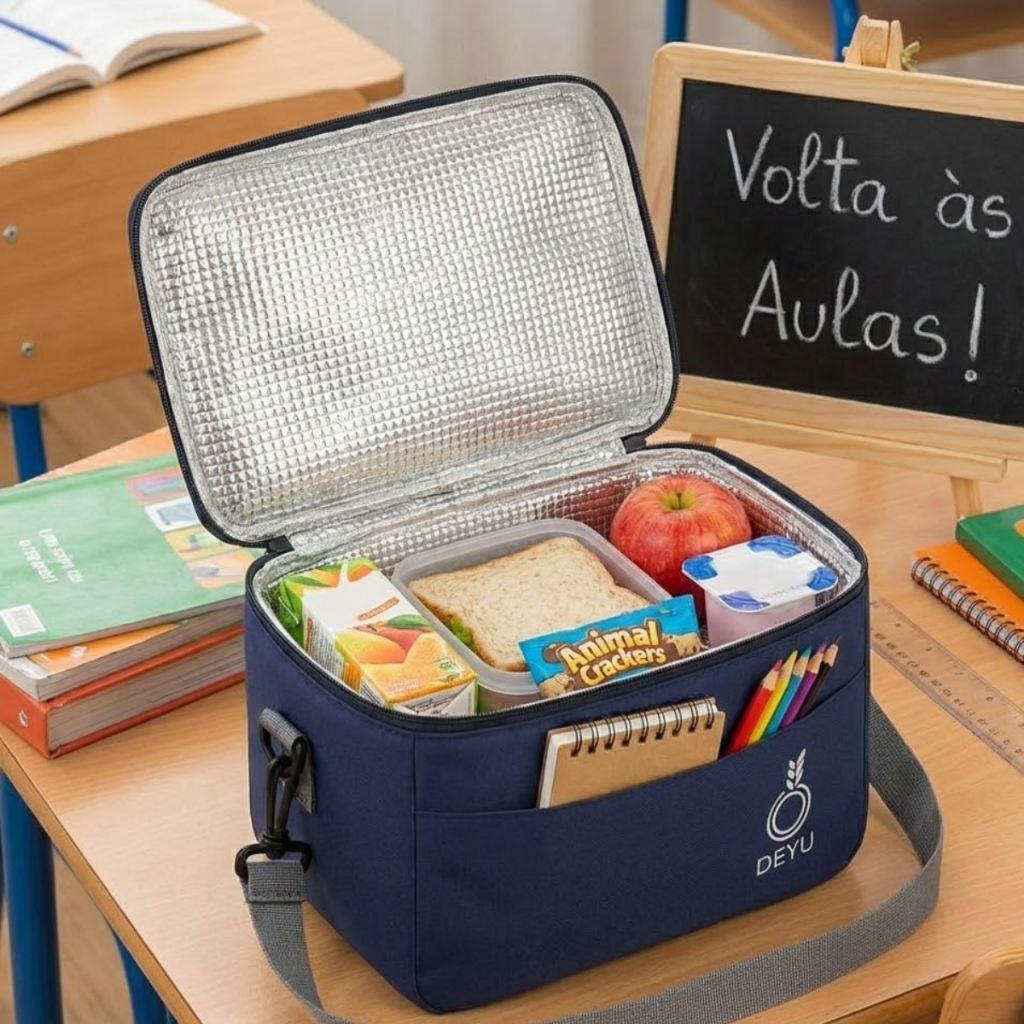 Lancheira Térmica Alimentos Frescos Lanches Reforçada | Escolar, Piquenique, Pescaria, Marmita em Oferta na Shopee