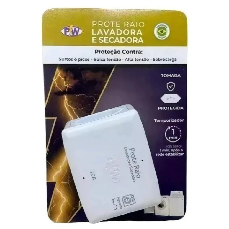 Protetor Lavadora E Secadora Pino 20a 110v