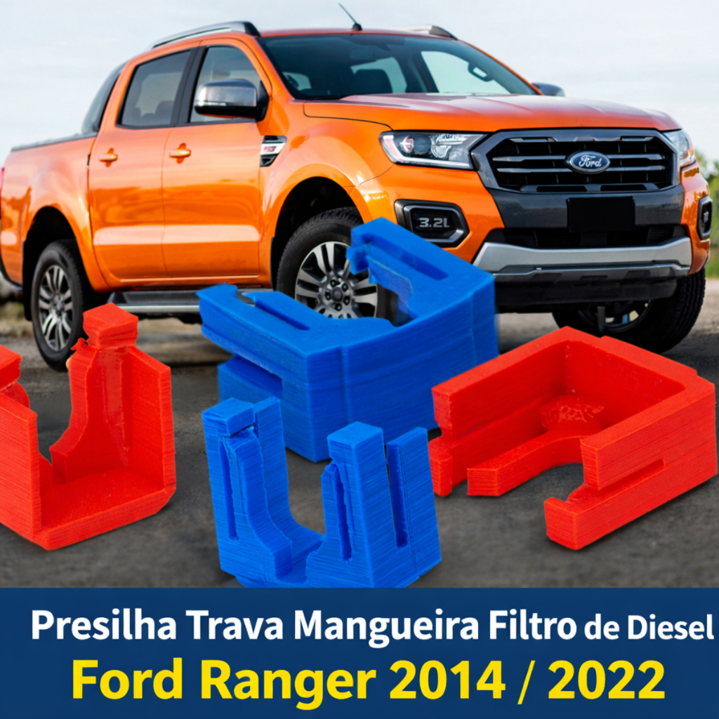 Presilha Trava Mangueira Filtro Diesel Ranger 2014–2022 – Reposição Linha de Combustível em Oferta na Shopee