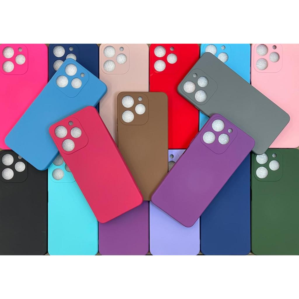 Capa Capinha Para  Realme Note 70  Silicone Aveludado Película Case