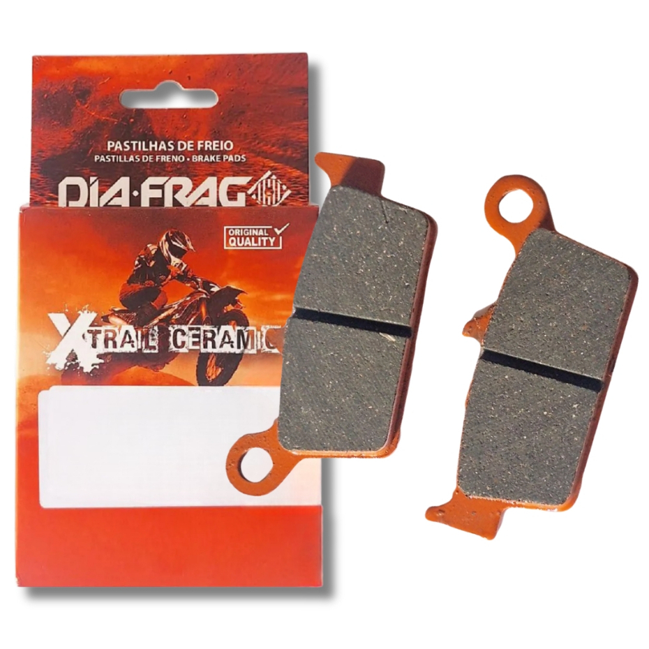 Pastilha de Freio Traseira Xre 300 Sem Abs 2009-2018 / Nx 400 Falcon Diafrag Trail (Cerâmica)