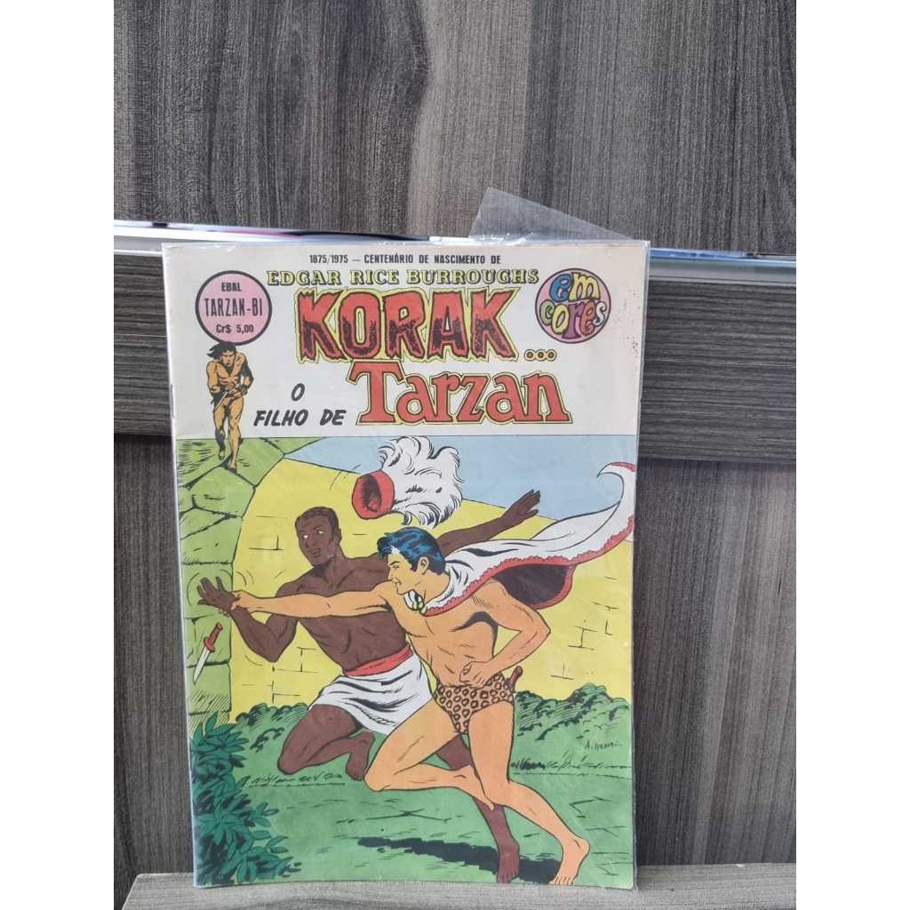 Revista CENTENARIO DE NASCIMENTO DE EDGAR RICE BURROUGHS Korak o filho de Tarzan
