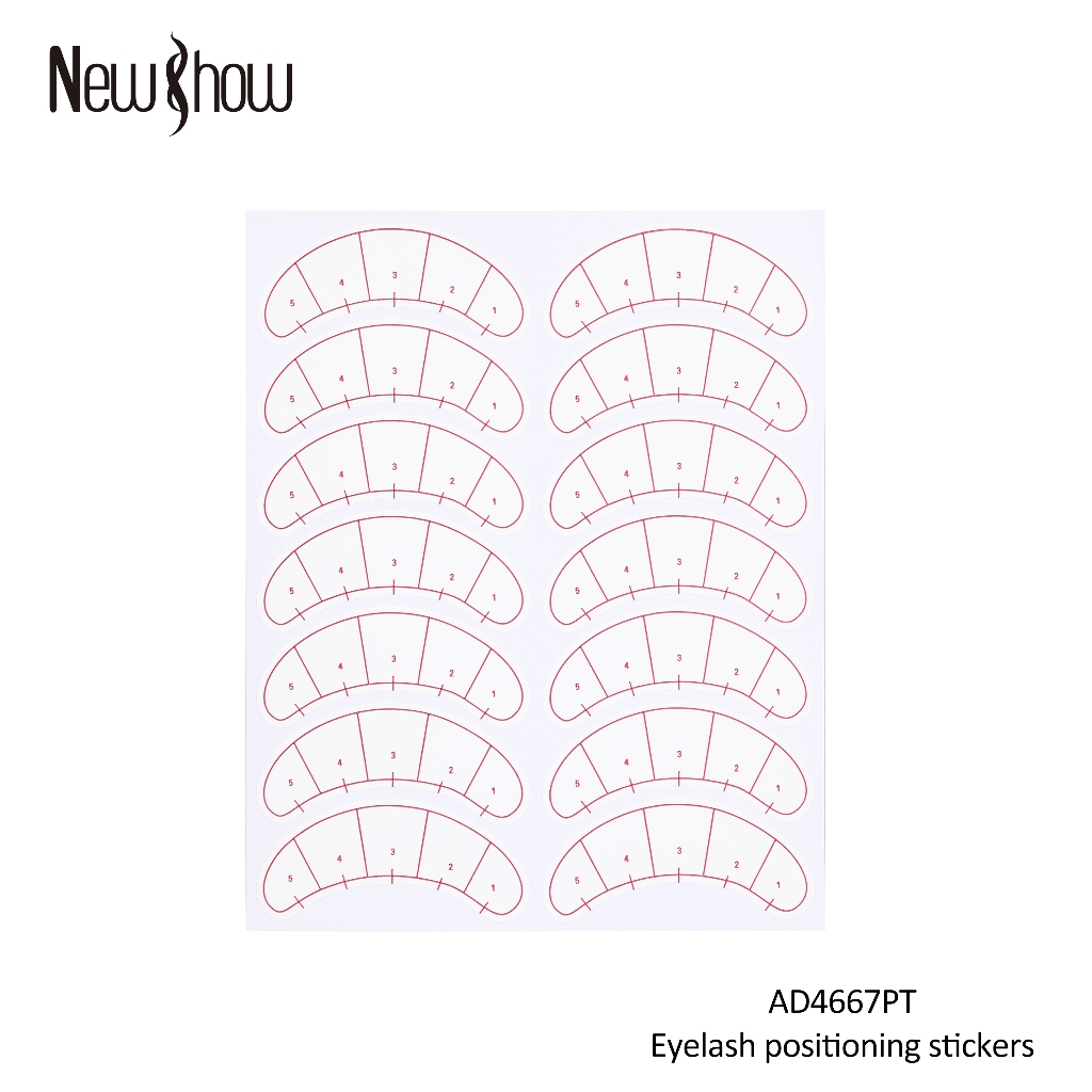 New Show Protetor De Esteto Cilios Posticos de Pálpebras com marcação( 70 pares ) em Oferta na Shopee