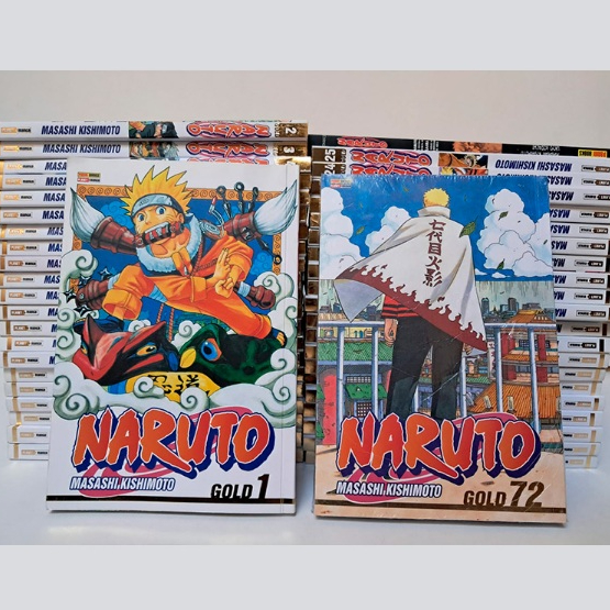 Mangá Naruto Gold - Volumes 1 ao 41 + 71 e 72 + Livro Secreto Gaara em Oferta na Shopee