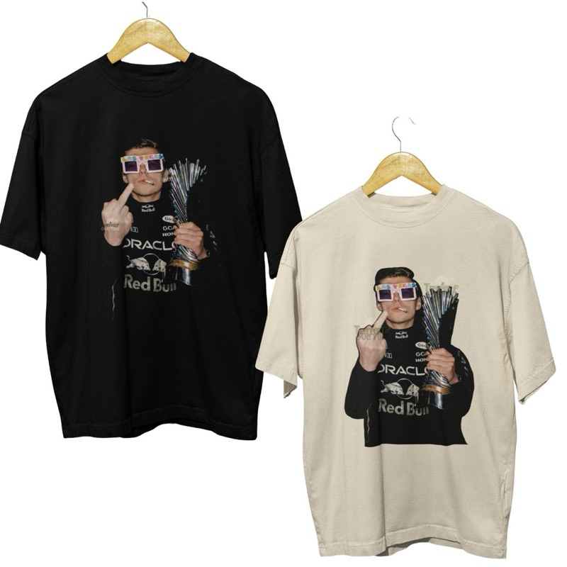 Camiseta Max Verstappen Las Pegas Fórmula 1 Tshirt Oversized 100% Algodão