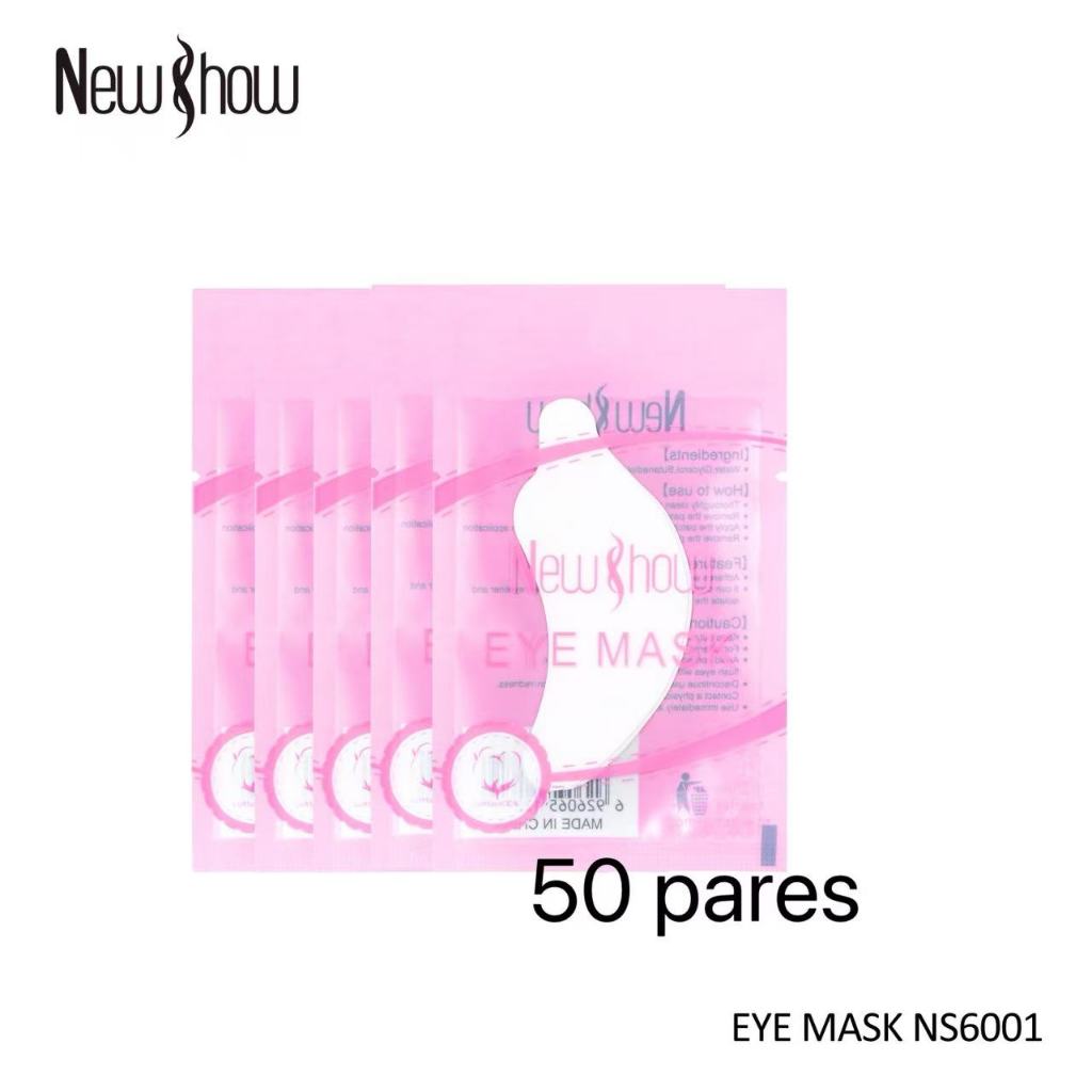 New Show 50 Pares de Gel Pads (100 Unidades) Adesivos em Gel Protetores de Pálpebras Formato de borboleta para Extensão em Oferta na Shopee