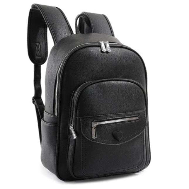 Mochila Bolsa Feminina Casual Escolar Trabalho Viagem Couro Sintéticos PU em Oferta na Shopee