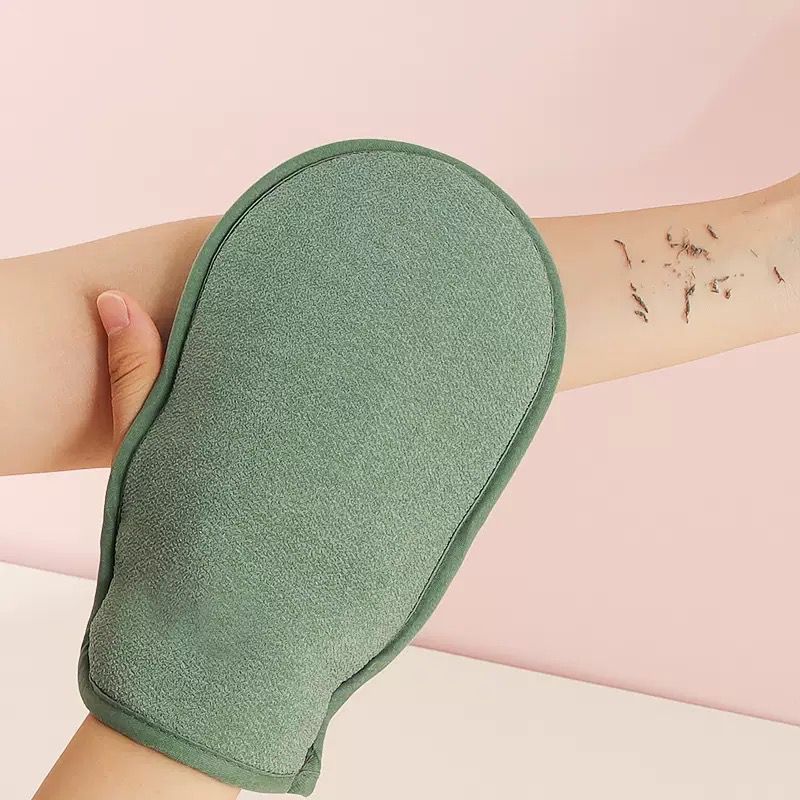 Nova Luva Toalha Esfoliante Corpo Macia Para Banho Limpeza Profunda em Oferta na Shopee