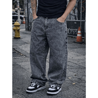 Calça Balão Jeans Baggy Masculina Streetwear em Oferta na Shopee