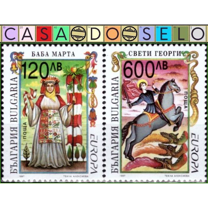 Bulgária - Europa - Contos e lendas - 1997 - S/Completa - N - EU21474