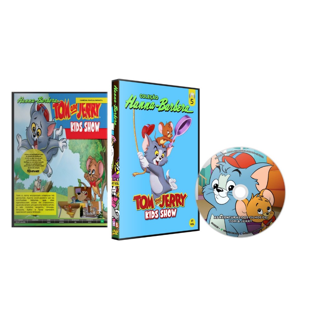 Dvd Tom e Jerry Kids (1990) Série Completa Dublado