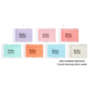 New Show Kit 100 unidades Microbrush Cotonete Alongamento Fio A Fio Cílios OFERTA em Oferta na Shopee