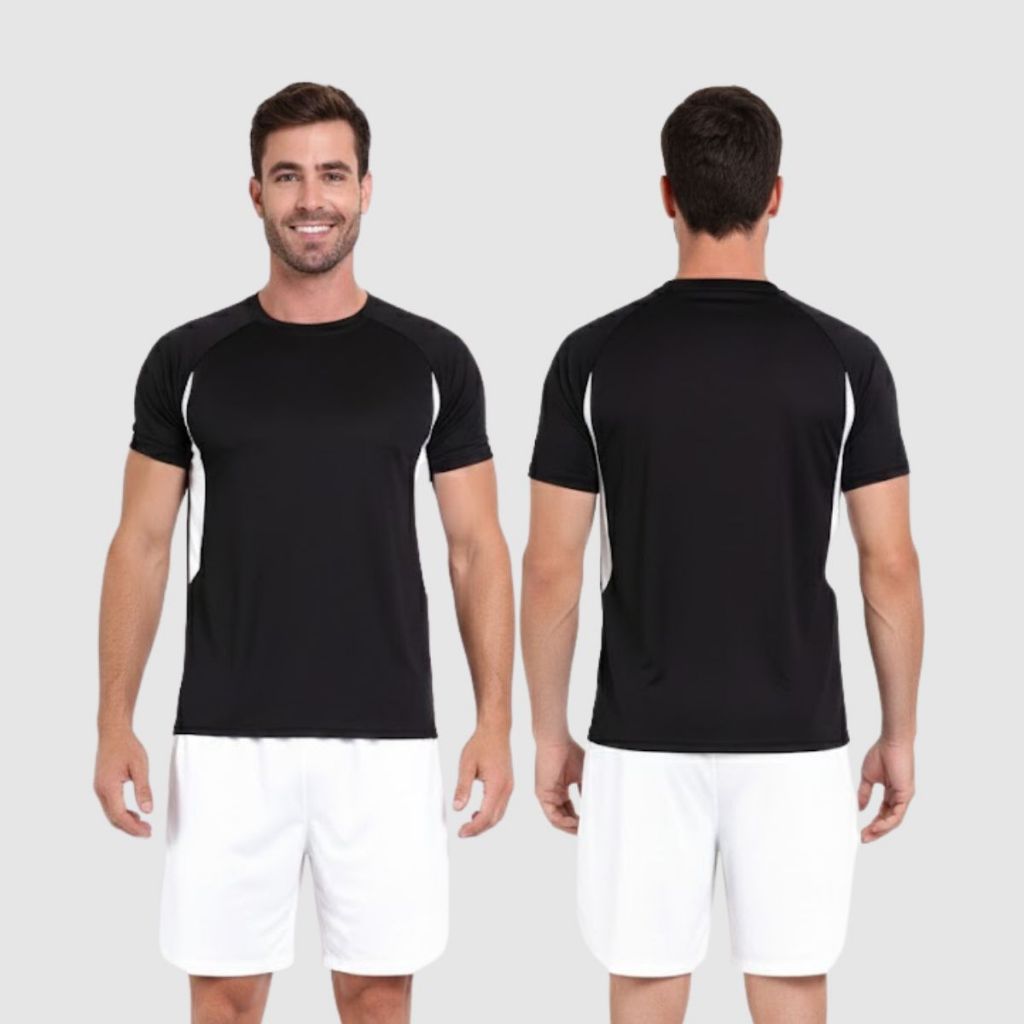 Camiseta /Camisa lisa Dry-fit Manga curta Masculina Respiravel-Sacagem rapida Academia-Casual em Oferta na Shopee