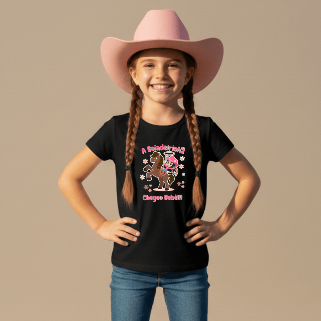 Camiseta Boiadeirinha - Blusa Boiadeira Ana Castela - Camisa 100% algodão em Oferta na Shopee