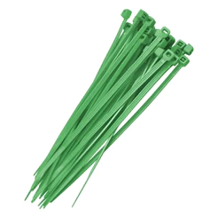 Abraçadeira Nylon 200x2,5mm Verde 50 Unidades - Brasfort