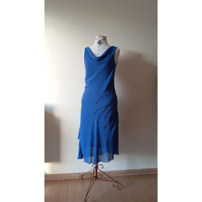 vestido vintage Fairy anos 00's azul em Oferta na Shopee