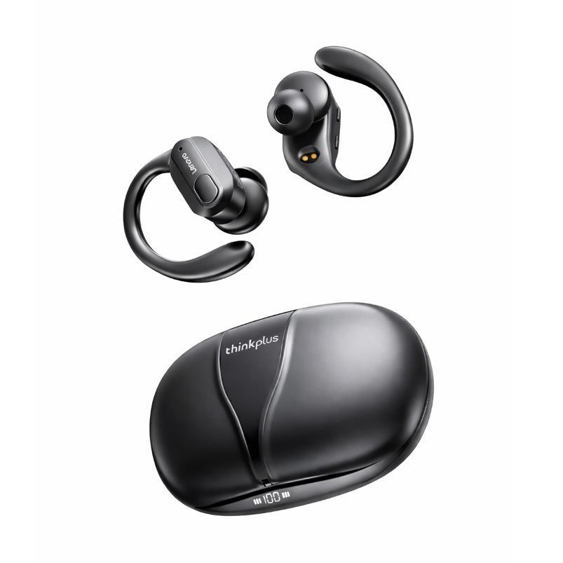 Fone Bluetooth Lenovo XT80 5.3 Esportivo com Gancho, Microfone HD, Cancelamento de Ruído e Display LED em Oferta na Shopee