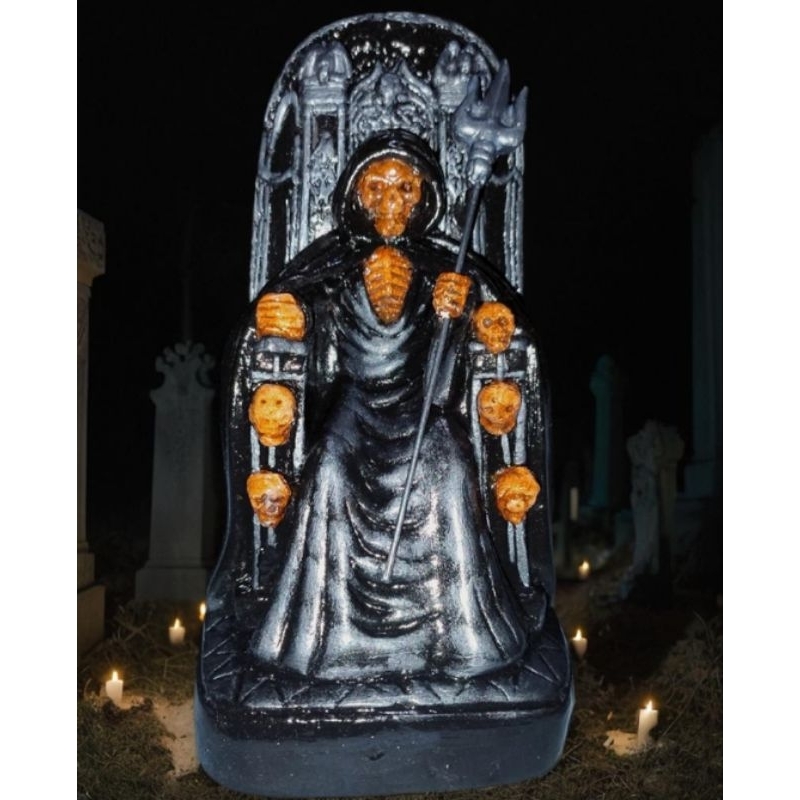 Imagem de Exu Tatá Caveira 25cm em gesso