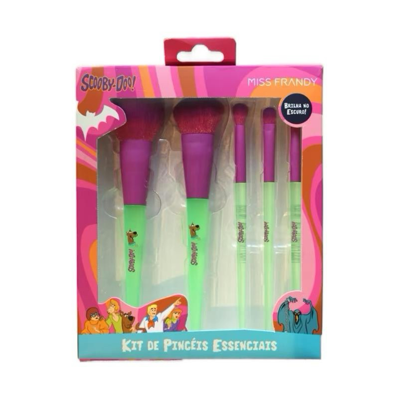 Kit de pincéis com design divertido que brilha no escuro Scooby Doo - Miss Frandy