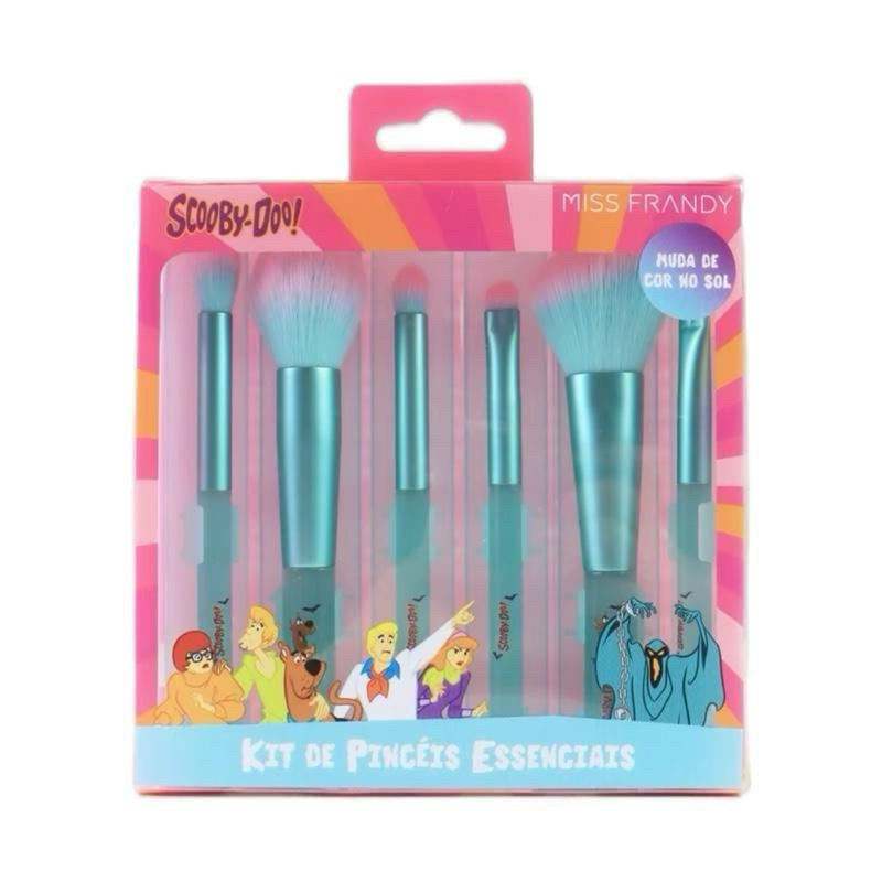 Kit de Mini Pincéis que Brilha no Sol Scooby-Doo - Miss Frandy