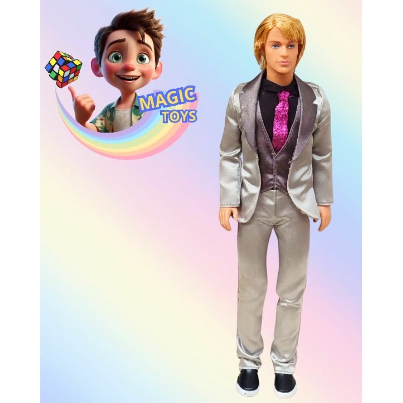 Boneco Princípe Moda Magia, Mattel. USADO