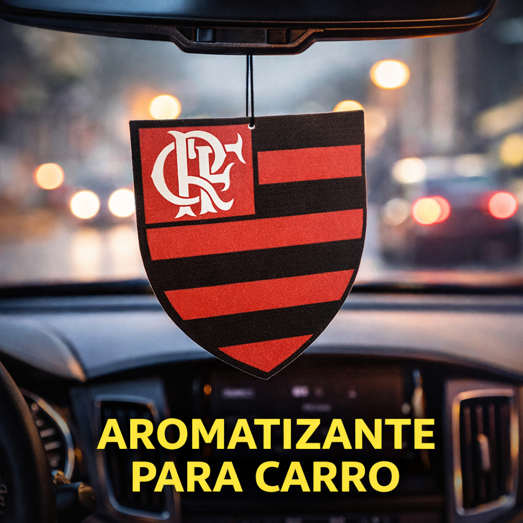 Flamengo Aromatizante Carro New Car Cheirinho de Carro | Kit 4, 8 ou 12 Cheirinhos