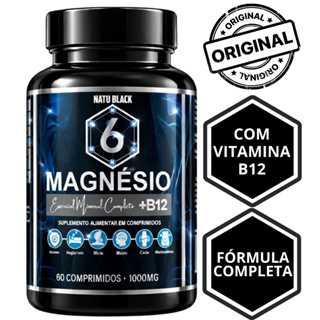 06 Tipos De Magnésio com Vitamina B12 METILCOBALAMINA Alta Absorção Energia, Foco, Sono e Bem-Estar em Oferta na Shopee