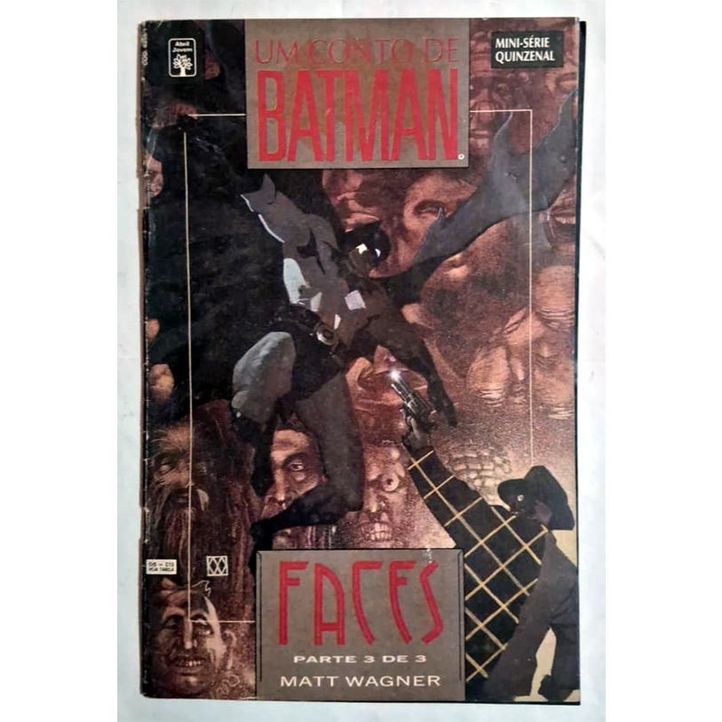 Um Conto de Batman Faces Parte 3/ Duas-Caras Abril Jovem Mini-Série Matt Wagner