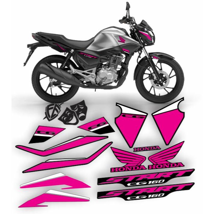 Kit Adesivos Faixas Start 160 2025 2026