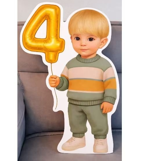 1 Display de Chão Totem Festa Personalizado Foto Mdf Toten para Festa LEIA A DESCRIÇÃO em Oferta na Shopee