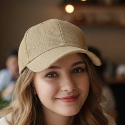 Boné aba curva de Palha Luxuoso Unissex Acabamento Premium Ajustável Praia Verão em Oferta na Shopee