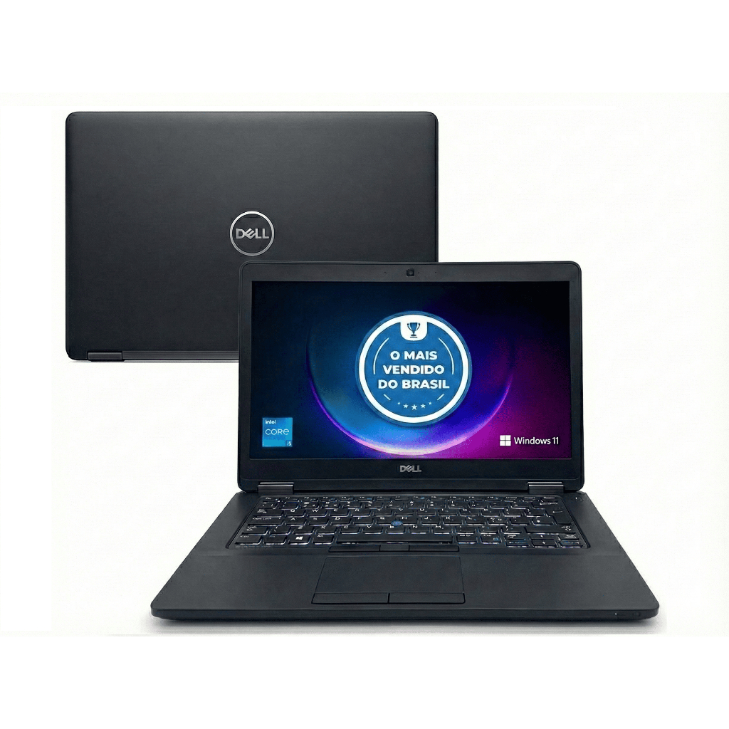 Notebook Dell Latitude i5 6300u vPro + 8GB + SSD 256GB + Teclado Iluminado + Tela de 14