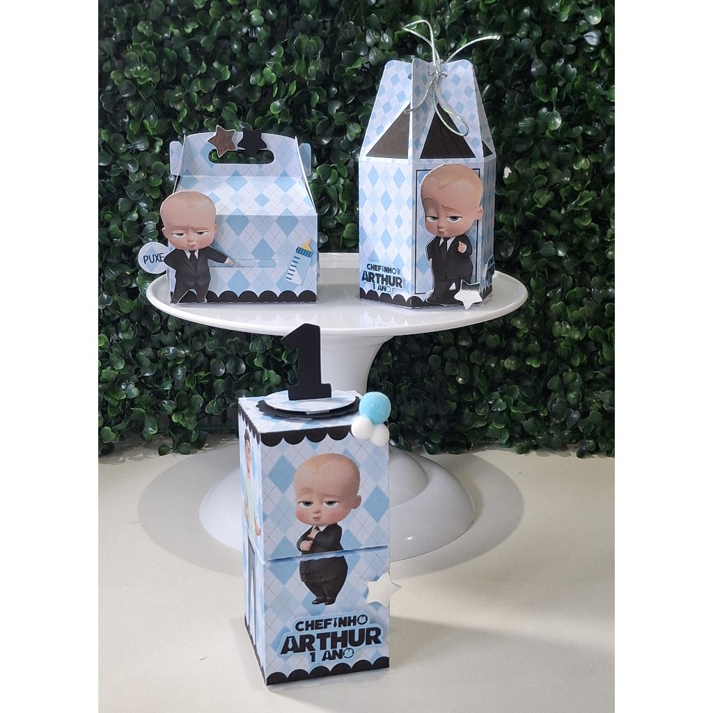 Kit Festa 1 l Personalizado Poderoso Chefinho l Lembrancinha l Festa l Menino l Chefinho l Aniversario