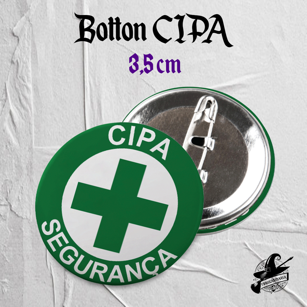 Botons Botton Buttons Broches Cipa Cipeiro - 3,5 CM - Botton Médio