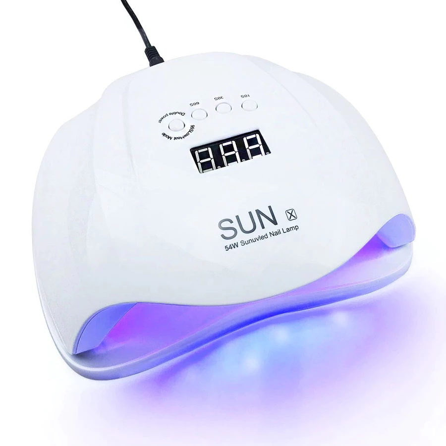 Cabine Sun One 48w Bivolt Led Uv Acrigel Fibra Com Sensor Manicure em Oferta na Shopee