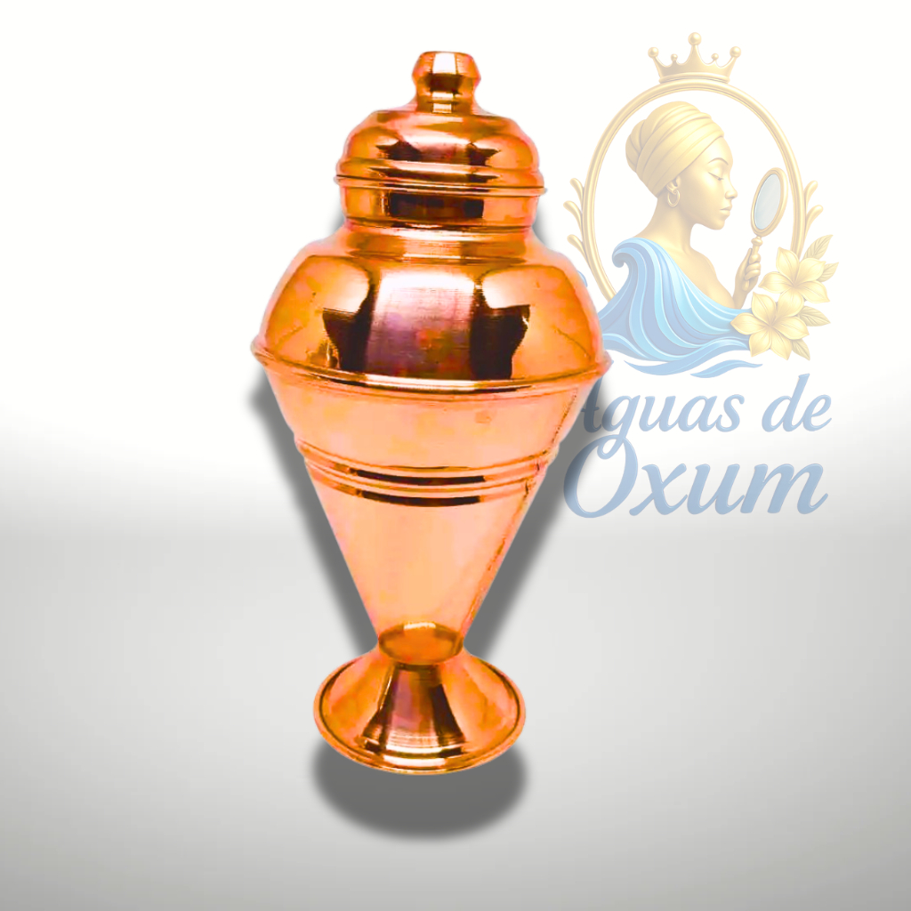 Quartinha de Metal em Cobre  Sem Asa 20 cm - Umbanda /candomblé