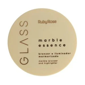 Bronzer e Iluminador Marmorizado Gloss Ruby Rose em Oferta na Shopee