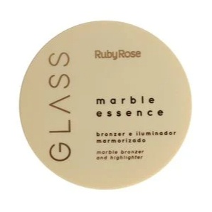 Bronzer e Iluminador Marmorizado Gloss Ruby Rose em Oferta na Shopee