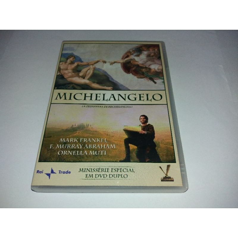 Dvd Duplo - Michelangelo - 1991 - Ornella Muti - Minisserie Italiana - Versatil