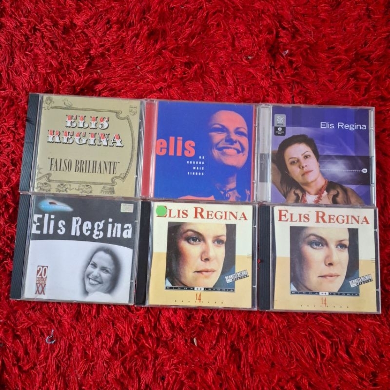 Cds Elis Regina - Falso Brilhante, Os Sonhos Mais Lindos, Millennium, Minha História & Warner 25 Anos