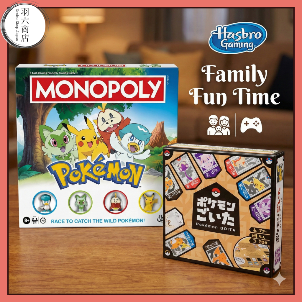 Authentic Pokemon Goita Japanese Traditional Board Game for 4 Players | Engaging Strategy & Quick Family Fun | Perfect for Adults & Kids Ages 7+ | Inspired by Edo Period Classic Game | Collectible Pokemon Character Game Pieces | Ideal for Game Nights