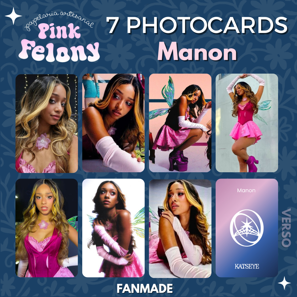 kit photocards fanmade manon katseye gabriela beautiful chaos lollapalooza em Oferta na Shopee