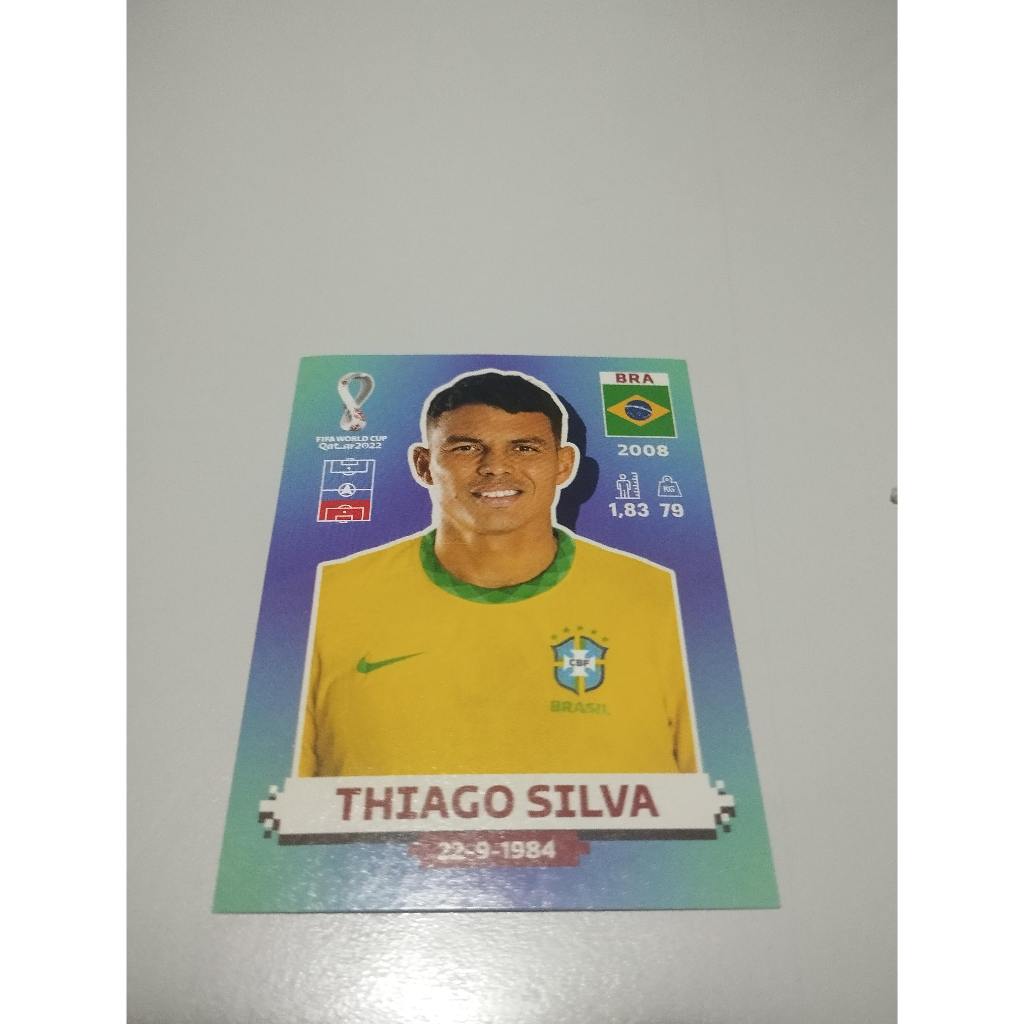 FIGURINHA THIAGO SILVA SELEÇÃO BRASILEIRA COPA DO MUNDO DE 2022 QATAR (Nº BRA9) FIGURINHAS