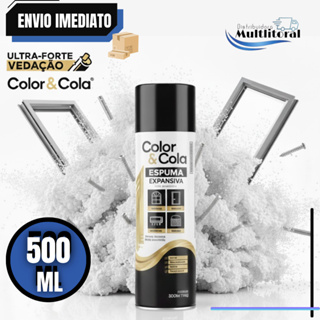 Espuma Expansiva ColoeColar 500ml Vedação Fixação Preenchimento Portas Janelas Isolamento em Oferta na Shopee