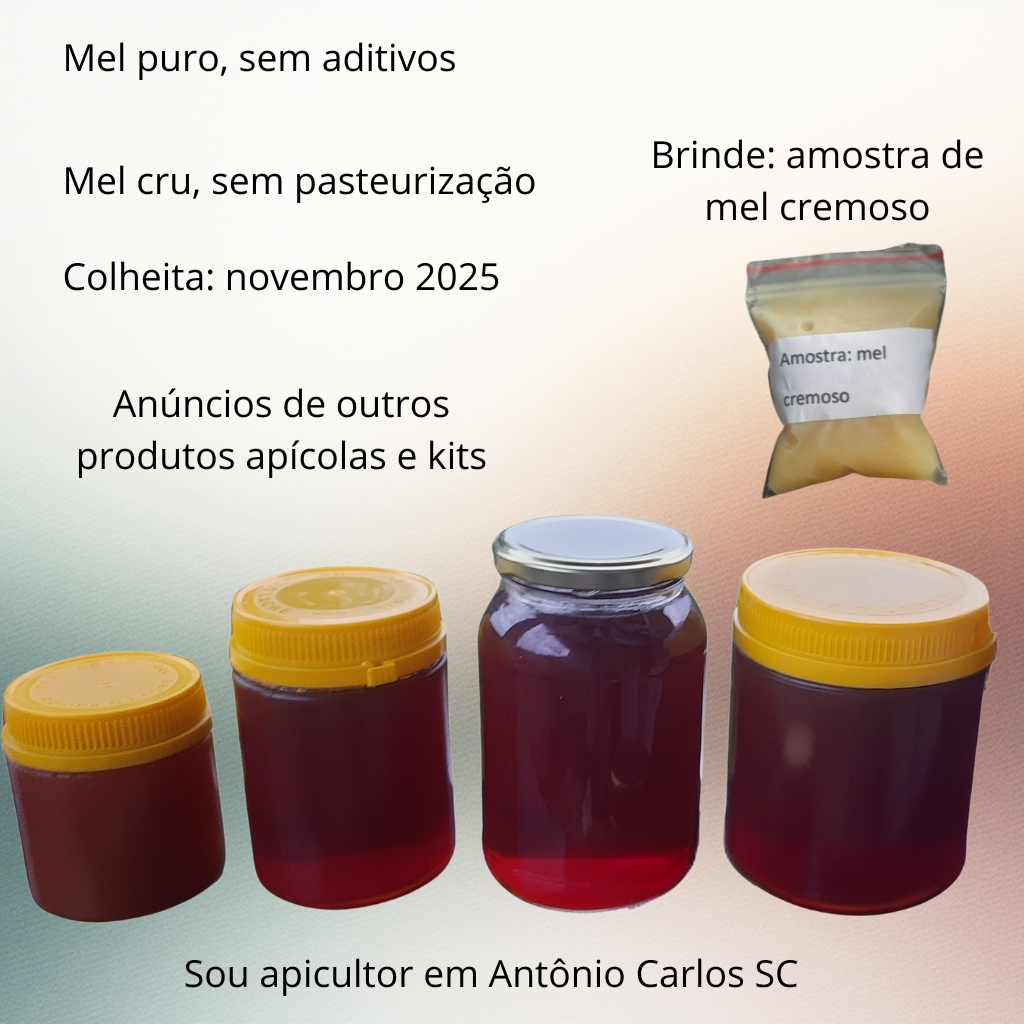 Mel Puro Cru 100% Natural