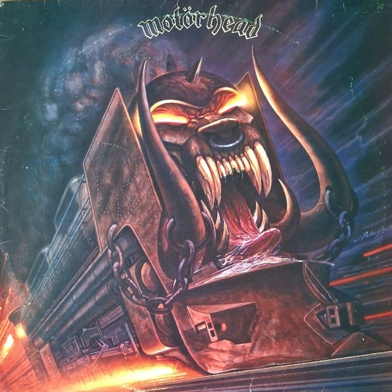 Motörhead-Orgasmatron-lp 1a prensagem com encarte-vinil-Motorhead