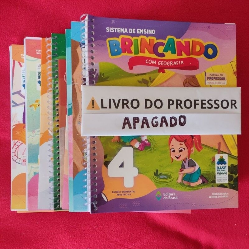 KIT SISTEMA DE ENSINO BRINCANDO 4 - DO PROFESSOR APAGADO em Oferta na Shopee